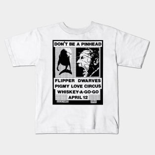Flipper / Dwarves / Pigmy Love Circus Punk Flyer Kids T-Shirt